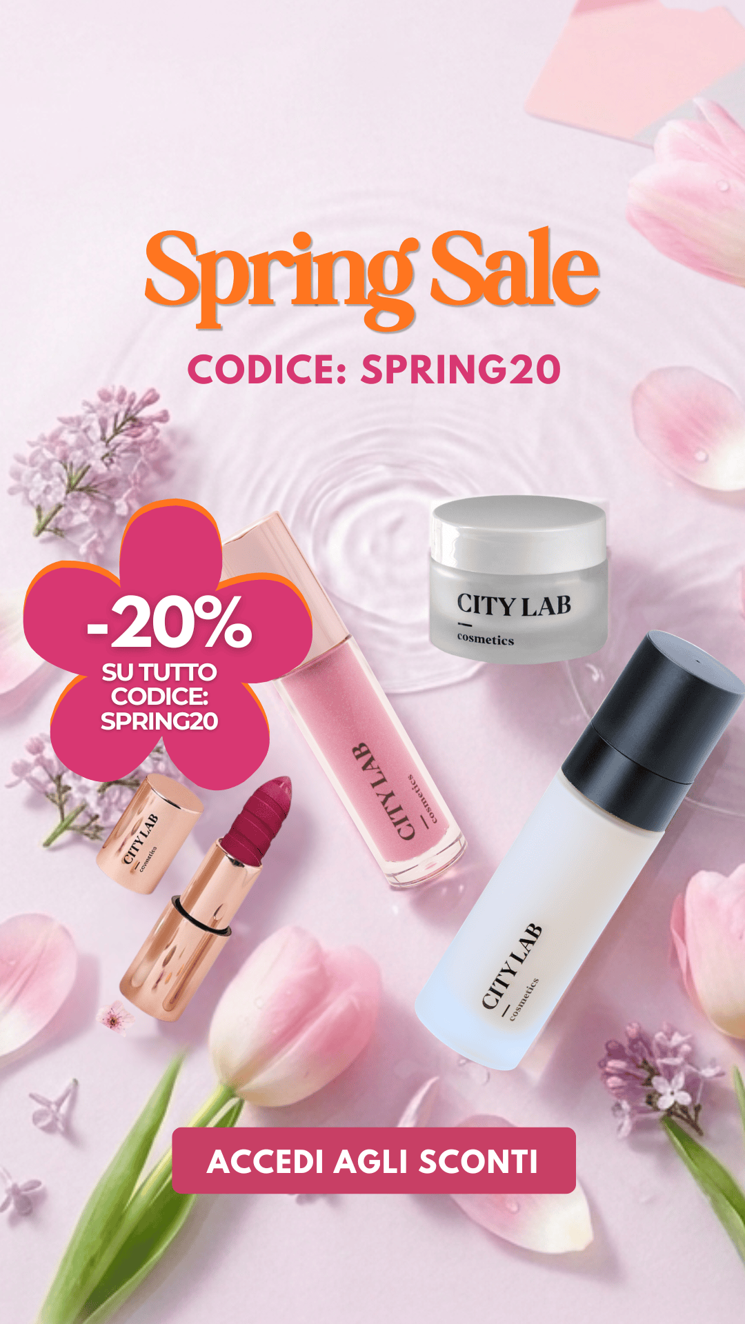 -20% su tutto con il codice SPRING20